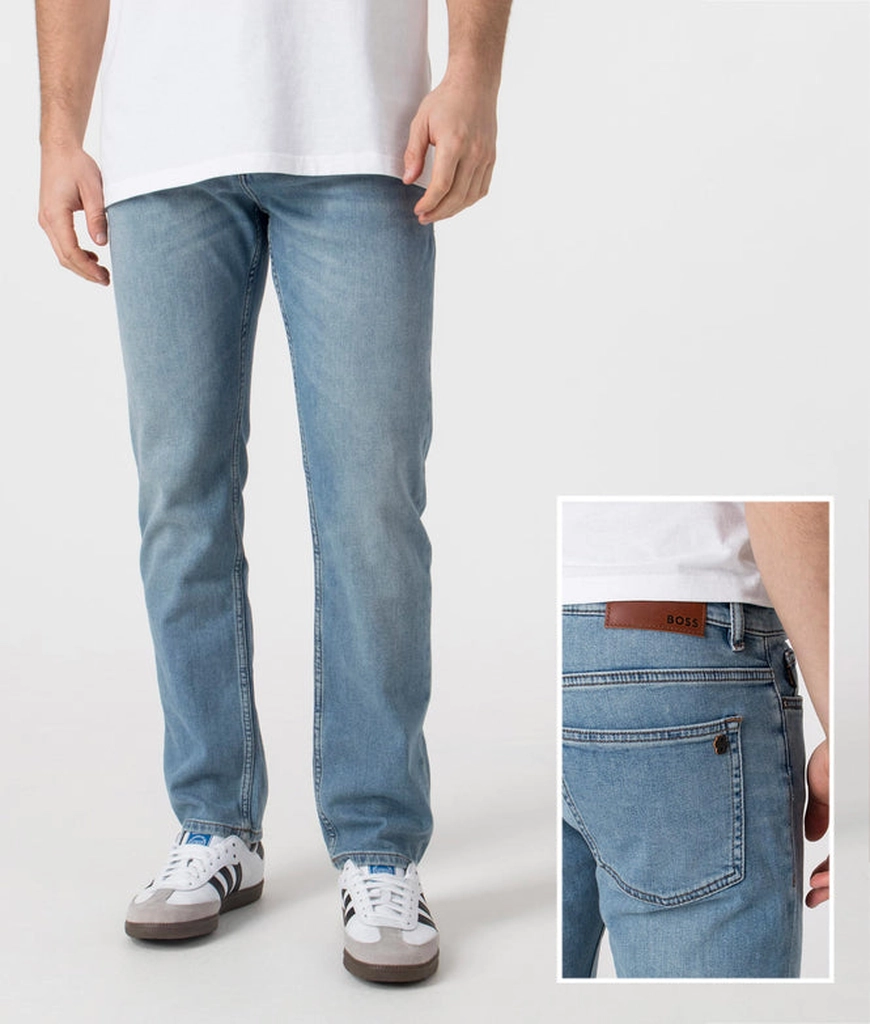 Hugo Boss Mens Slim Fit Delaware Jeans